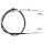 Parking brake cable 1,737 mm drum brake A.B.S. for FIAT TIPO
