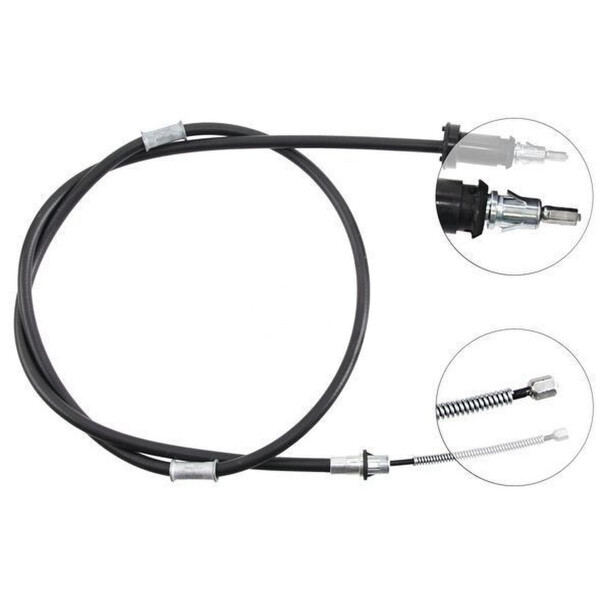 Parking brake cable 1,700 mm disc brake A.B.S. for CHRYSLER NEON