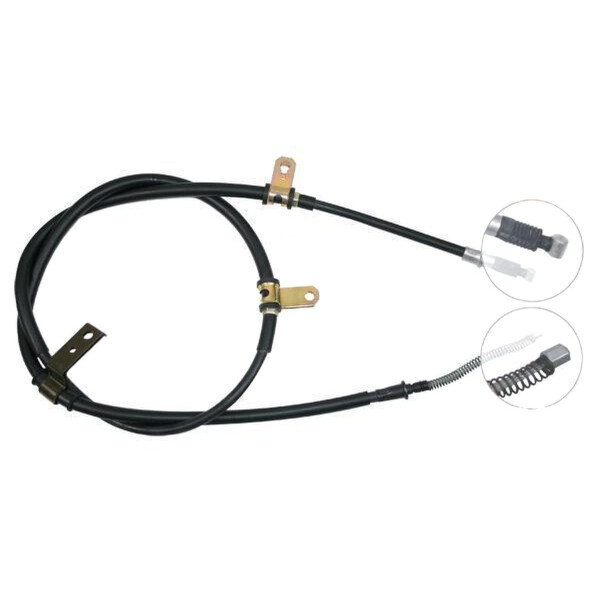Parking brake cable 1,660 mm discs A.B.S. for MITSUBISHI PAJERO and others