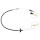 Clutch actuation cable 1.264 mm A.B.S. for AUDI 100 and others