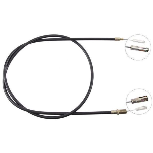 Clutch actuation cable 743 mm A.B.S. for CITROËN C15 and others