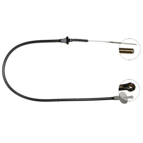 Clutch actuation cable pendulum 2.120 mm A.B.S. for CITROËN C35