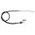 Clutch actuation cable 1,470 mm A.B.S. for FORD SIERRA and others