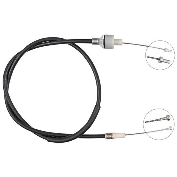 Clutch actuation cable 1,620 mm A.B.S. for FORD SCORPIO and others
