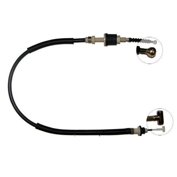 Clutch actuation cable 1,100 mm A.B.S. for VOLVO 740 and others