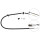 Clutch actuation cable 1,030 mm A.B.S. for VOLVO 460 and others