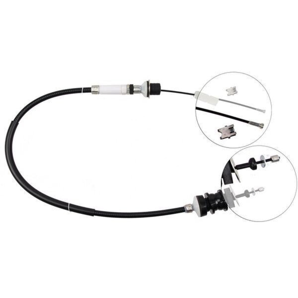 Clutch actuation cable 1,095 mm A.B.S. for PEUGEOT 806 and others