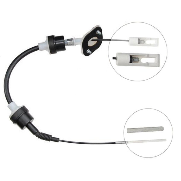 Clutch actuation cable 730 mm A.B.S. suitable for FIAT BARCHETTA
