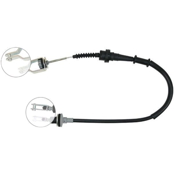Clutch actuation cable 723 mm A.B.S. for NISSAN ALMERA and others