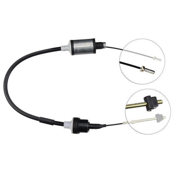 Clutch actuation cable oscillating 895 mm A.B.S. for OPEL CALIBRA