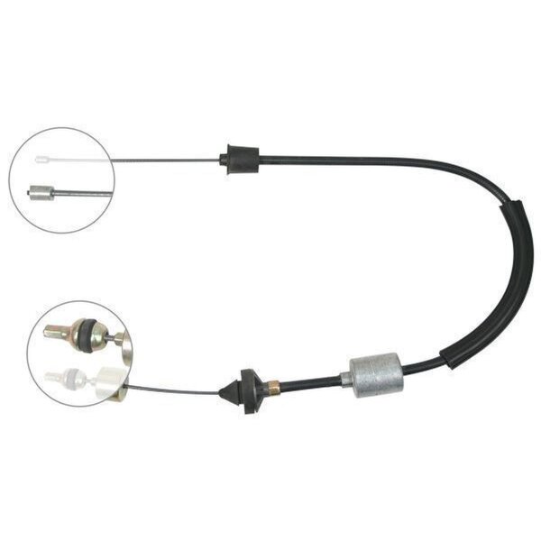 Clutch cable 972 mm A.B.S. suitable for RENAULT MEGANE and others