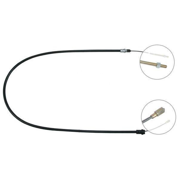 Clutch actuation cable 1.366 mm A.B.S. suitable for RENAULT TRAFIC