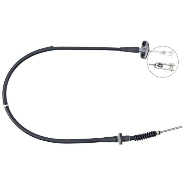 Clutch actuation cable pendulum 1,140 mm A.B.S. for OPEL AGILA