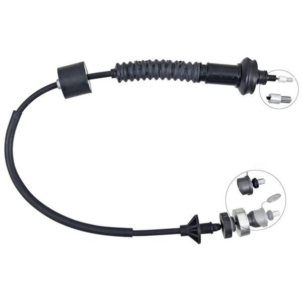 Clutch actuation cable oscillating 895 mm A.B.S. for CITROËN XSARA