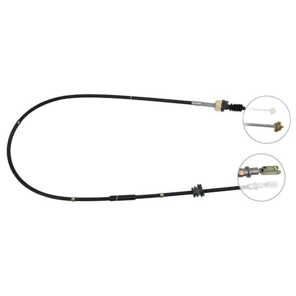 Seilzug Kupplungsbetätigung 1.596 mm A.B.S. für u.a. TOYOTA AYGO