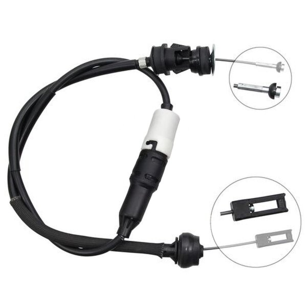 Seilzug Kupplungsbetätigung 1.562 mm A.B.S. für u.a. PEUGEOT PARTNER