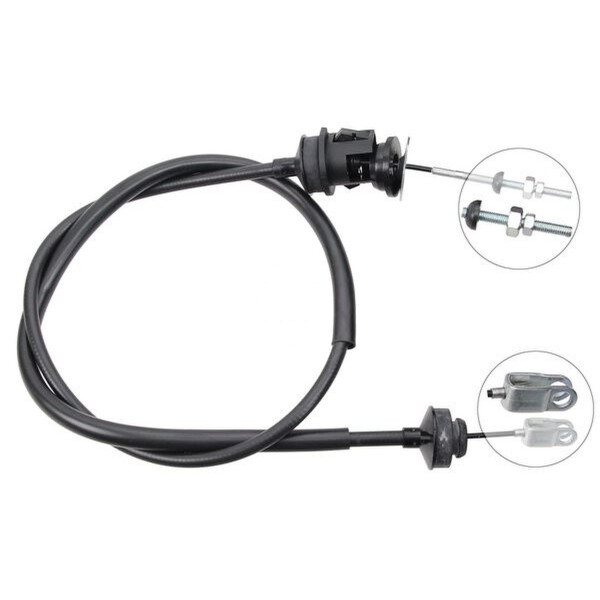 Clutch actuation cable 1,448 mm A.B.S. for PEUGEOT 205 and others