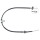 Clutch actuation cable 1,122 mm A.B.S. for CHEVROLET MATIZ and others