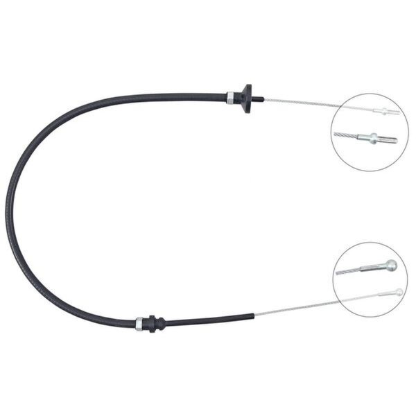 Clutch actuation cable 1,060 mm A.B.S. for CHRYSLER VOYAGER and others