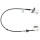 Clutch actuation cable pendulum 1,160 mm A.B.S. for KIA PICANTO