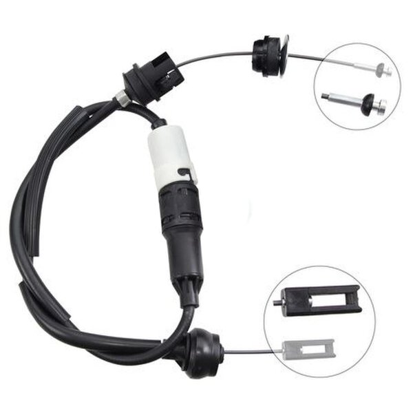 Clutch actuation cable 1,417 mm A.B.S. for PEUGEOT 406 and others