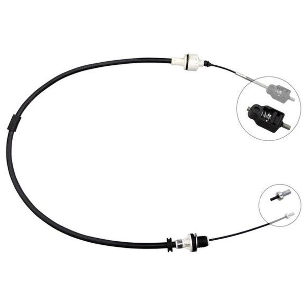 Clutch actuation cable 1,210 mm A.B.S. for OPEL CORSA and others