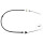 Clutch actuation cable pendulum 1,230 mm A.B.S. for OPEL CORSA