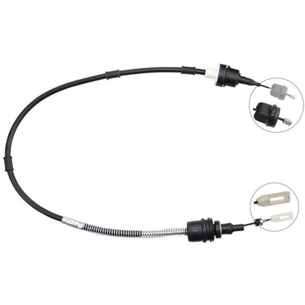 Clutch actuation cable 1,147 mm A.B.S. for SAAB 900 and others