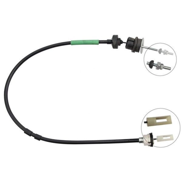 Seilzug Kupplungsbetätigung pendelnd 995 mm A.B.S. für PEUGEOT 106