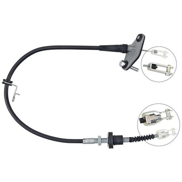 Clutch actuation cable oscillating 840 mm A.B.S. for HYUNDAI i10