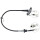 Clutch actuation cable oscillating 840 mm A.B.S. for HYUNDAI i10