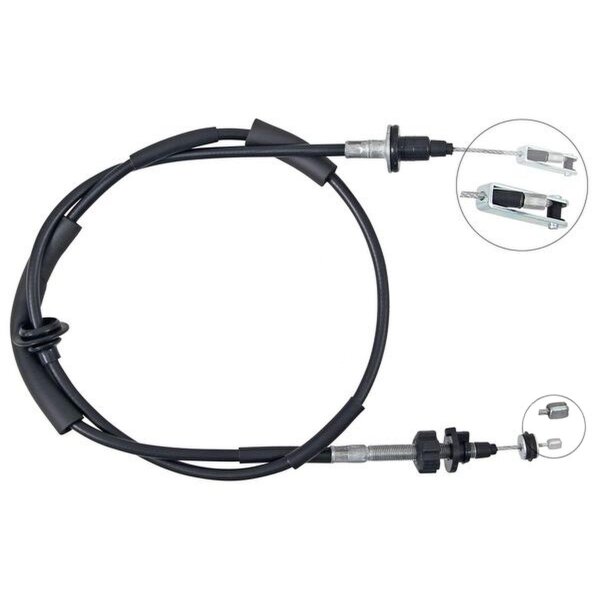 Clutch actuation cable 1,590 mm A.B.S. for SUZUKI JIMNY and others