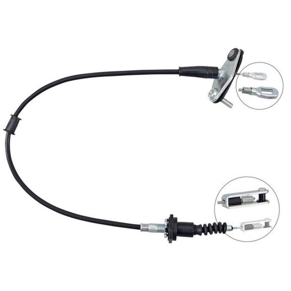 Clutch actuation cable oscillating 860 mm A.B.S. for KIA PICANTO