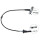 Clutch actuation cable oscillating 860 mm A.B.S. for KIA PICANTO