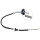 Clutch actuation cable pendulum 730 mm A.B.S. for OPEL AGILA