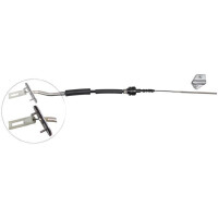 Clutch actuation cable 780 mm A.B.S. for FIAT FIORINO and...
