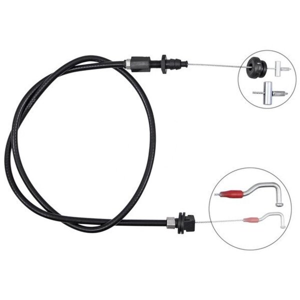 Throttle cable control throttle valve 1,385 mm A.B.S. for BMW 3 Series