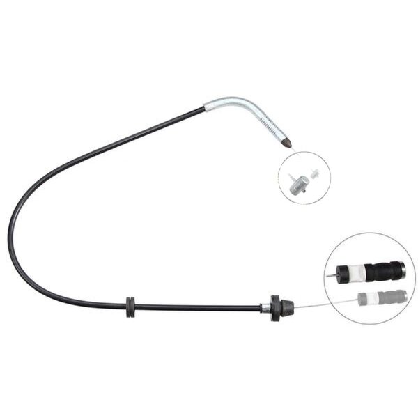 Gaszug Steuerung Drosselklappe 805 mm A.B.S. für FIAT SEICENTO