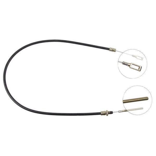 Cable pull overrun brake 1,290 mm Hook attachment Ø 14 mm A.B.S.