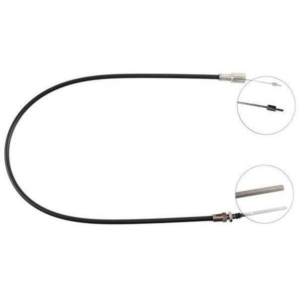 Cable pull overrun brake 1,320 mm Pin attachment Ø 18 mm A.B.S.