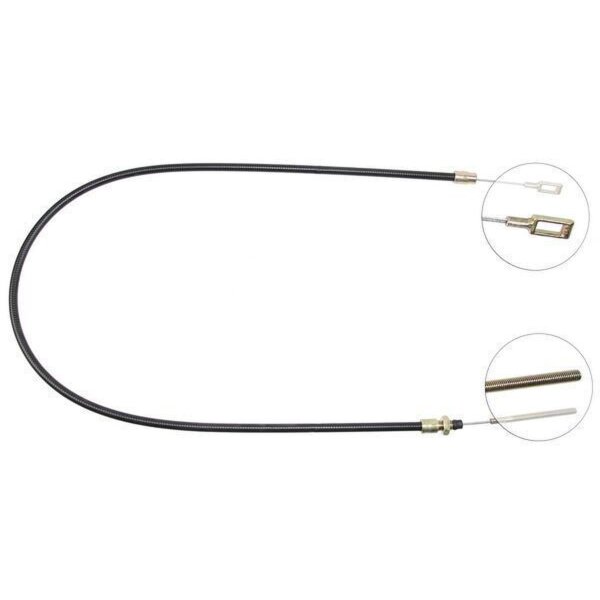 Seilzug Auflaufbremse 1.440 mm Hakenbefestigung Ø 14 mm A.B.S.