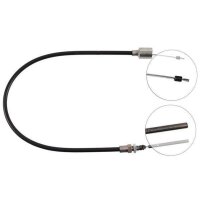 Cable pull overrun brake 980 mm Pin attachment Ø...