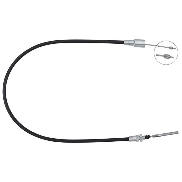 Cable pull overrun brake 1,120 mm Pin attachment Ø 18 mm A.B.S.