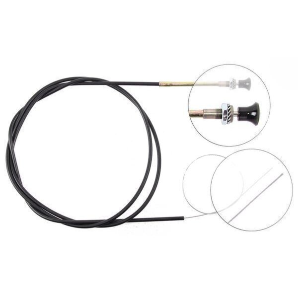 Cable pull cold start control for easy starting 200 cm A.B.S.