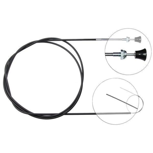 Cold start control cable for easy starting 250 cm A.B.S. universal use