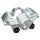 Brake caliper 1 piston Ø 48 mm grey cast iron A.B.S. for e.g. RENAULT RAPID