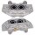 Brake caliper 2 pistons Ø 43 mm grey cast iron A.B.S. for TOYOTA HILUX