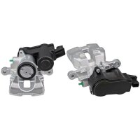 Brake caliper 1 piston axial Ø 38 mm grey cast...