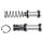 Repair kit master brake cylinder Ø 23.8 mm A.B.S. for e.g. MITSUBISHI L400