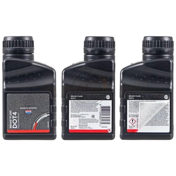 Brake fluid for extremely reliable lubrication Protection 0.2 l DOT 4 A.B.S.